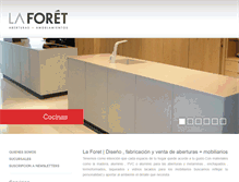 Tablet Screenshot of laforet.com.ar