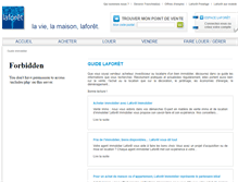 Tablet Screenshot of guide.laforet.com